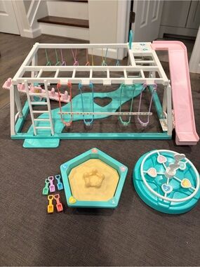 Vintage 1991 Tyco Quints Playground playset         toy toys kids girls dolls